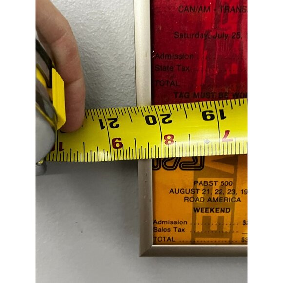 1981 Pabst 500 Racing Poster Road America BMW lola Corvette 28" framed +xtras - Picture 11 of 13